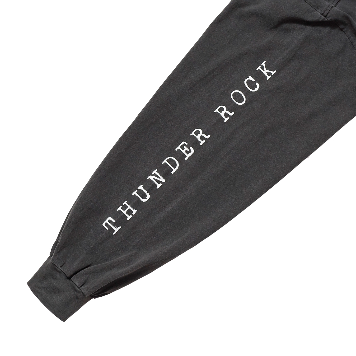 RIZE THUNDER ROCK LS ロンＴ The BONEZ THUNDER ROCK LS Tee_Vintage Black | TENBAKA WEAR Store