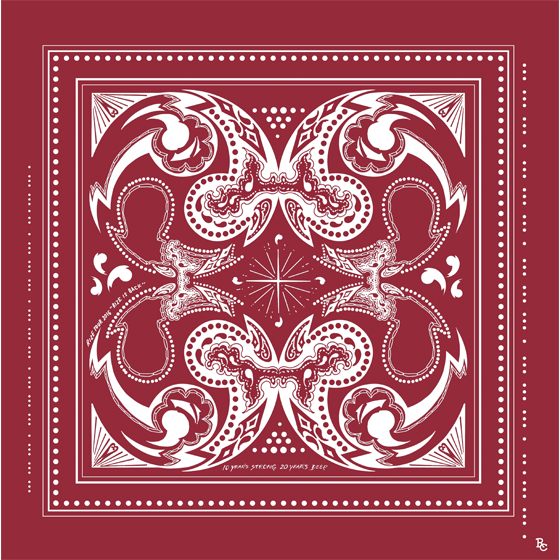 RIZER'S CLUB LIMITED EDITION COLOR RIZE IS BACK ビッグ・バンダナ